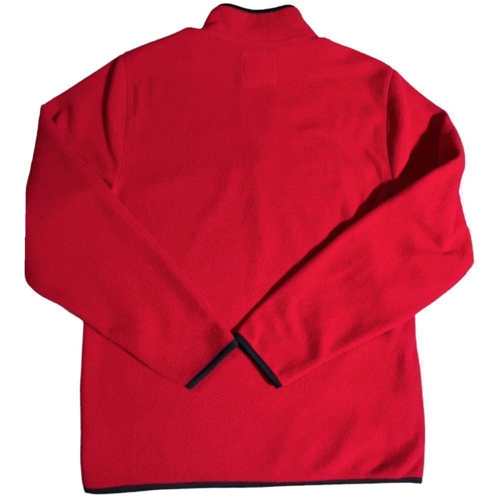 Old Navy Long-Sleeve Fleece Jacket, Robbie Red, 3/4 Sleeves, Men's Small EUC - Picture 6 of 9